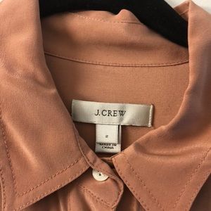 J. Crew Tops - JCREW Dusty Pink Silk Button Down - Size 2 J. Crew Tops - JCREW Dusty Pink Silk Button Down - Size 2